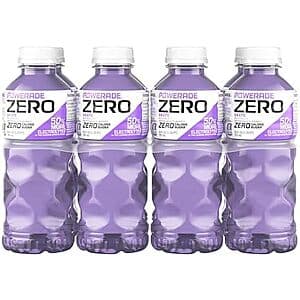 8-Pk 20-Oz POWERADE ZERO Sports Drink (Grape) $4.55 w/ S&S