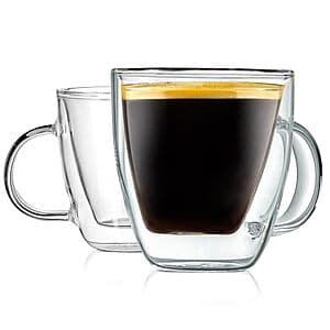 2-Pack 5.2-Oz NutriChef Espresso Cups $9