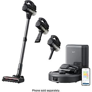 eufy E20 3-in-1 Wi-Fi Robot Vacuum w/ Stick & Handheld Vacuum Cleaner Combo $276 + Free S&H