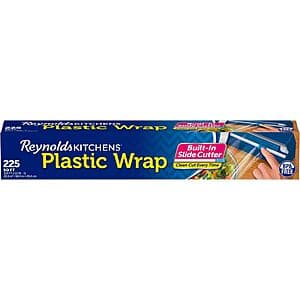 Select Accounts: 225 Sq. Ft. Reynolds Kitchens Quick Cut Plastic Wrap $2.90 w/ S&S