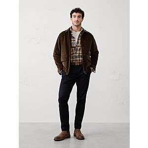 Banana Republic Factory Men's Corduroy Chore Jacket (Brown or Tapestry Navy) $38.10 + Free Shipping