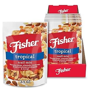 6-Pack 3.5-Oz Fisher Tropical Trail Mix $6.70 w/ Subscribe & Save