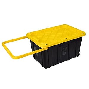 Select Home Depot Stores: 27-gal HDX Tough Storage Tote w/ Wheels & Handle $5.60 (in-store only)