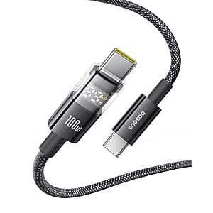 Prime Members: Baseus USB C 100W 5A Fast Charger Cable w/ LED Display $8.95 & More + Free Shipping