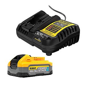 Select Stores: DeWALT XR Powerstack 20V 5Ah Battery/Charger Starter Kit $75 + Free Pickup