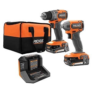 RIDGID 18V SubCompact Brushless Drill/Driver, Impact Driver w/ 2x 2Ah Batteries & More $119 + Free Shipping