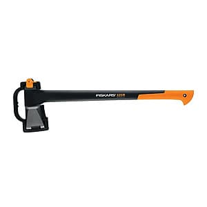 28" Fiskars X25 Forged Steel Single Bit Splitting Axe $30