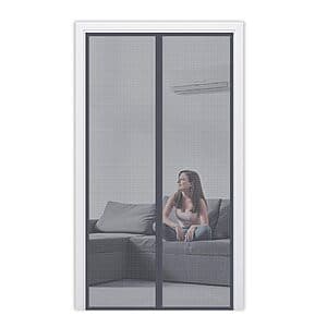 38"x83" BlueBala Self-Sealing Fiberglass Magnetic Screen Door $12.60
