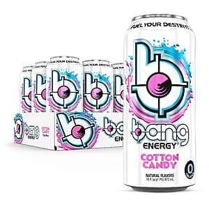 Select Accts: 12-Pack 16oz Bang Energy Cotton Candy Sugar-Free Energy Drink $15.80 w/ Subscribe & Save