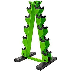 5-Tier CAP Barbell A-Frame Dumbbell Weight Rack (Green) $18.70
