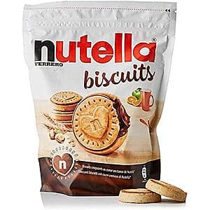 20-Count Nutella Biscuits Cookies $3.35 w/ Subscribe & Save