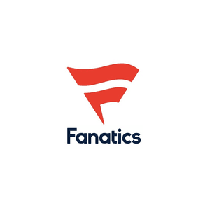 Selection of discounted sporting goods and apparel displayed in Fanatics clearance section.
