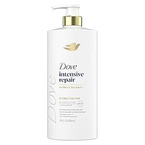 28-Oz Dove Hair Care (various): Shampoo $5.95 or Conditioner $6 w/ Subscribe & Save