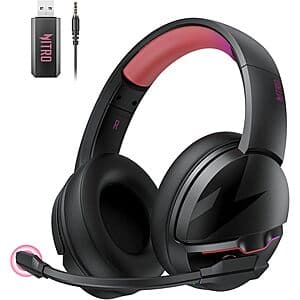 Acer K2 Wireless Gaming Headset w/ Noise-Canceling Microphone (black/pink) $17 + Free S&H