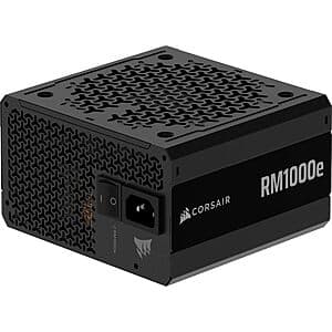 Corsair RMe Series RM1000e 1000W ATX 3.1 Fully Modular Power Supply (Black) $125 + Free Shipping