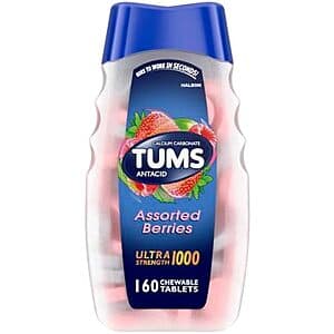 Select Accts: 160-Ct TUMS Ultra Strength Chewable Antacid Tablets (Assorted) $3.30 w/ S&S