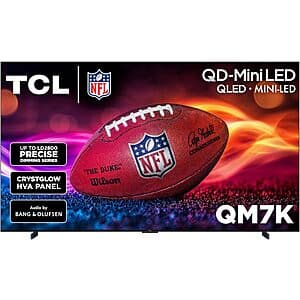 98" TCL QM7K Series 4K HDR QD-Mini LED Smart Google TV (2025 Model) $2000 + Free Shipping