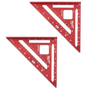 2-Pk Milwaukee 7" Rafter Square $19.95 + Free S&H