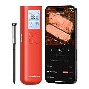 Prime Members: ThermoMaven G1 Smart Bluetooth Wireless Meat Thermometer $30 + Free Shipping
