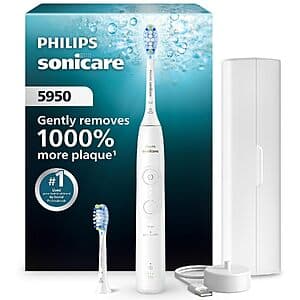 Prime Members: Philips Sonicare 5950 Series Electric Toothbrush (4 colors) $65 + Free S&H