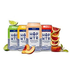 Select Accounts: 12-Pack 12-Oz HOP WTR Sparkling Hop Water (Variety) $8.95 w/ Subscribe & Save