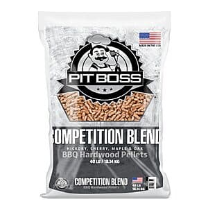 40-lb Pit Boss BBQ Hardwood Pellets (Competition Blend) $12 & More + Free Pickup