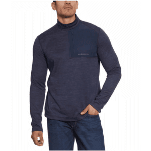 Costco Members: G.H. Bass Men's Quarter Zip Fleece Top 2 for $14 + Free Shipping