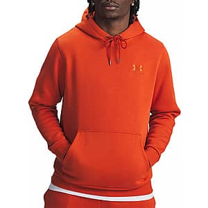 Under Armour Men's Icon Fleece Hoodie (Surplus Orange) $12.75
