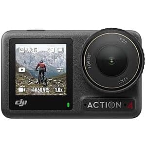 DJI Osmo Action 4 Camera Standard Combo $209 + Free Shipping