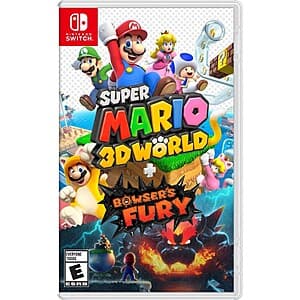 Super Mario 3D World + Bowser's Fury (Nintendo Switch) $35 + Free Store Pickup