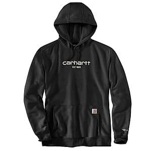 Carhartt Men's Force Relaxed Fit Lightweight Logo Graphic Sweatshirt (Black) $33.75
