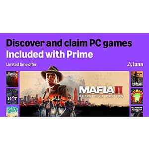Prime Members: Digital PC Games: Mafia II: Definitive Edition & More Free