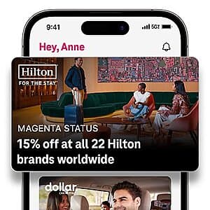 T-Mobile Customers/Subscribers: Upgrade to Hilton Honors Silver Status/Benefits Free to Claim via T-Mobile T-Life App (Valid thru 12/31)