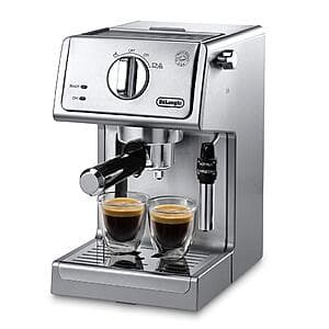 De'Longhi 15 Bar Espresso Machine w/ Advanced Cappuccino System (Stainless Steel) $120 + Free Shipping