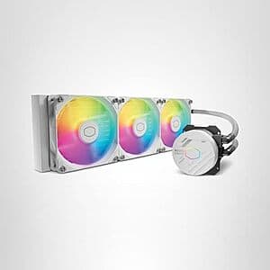 Cooler Master 360L Core White Close-Loop AIO Liquid Cooler $48 + Free Shipping