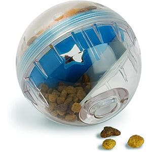 4" Pet Zone IQ Treat Ball Dog Treat Dispenser Toy $5 + Free S/H on $49+