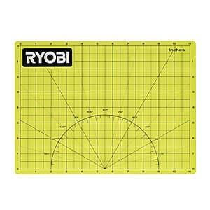 Factory Blemished: RYOBI A4 Self-Healing Cutting Mat $4 & More + Free S&H
