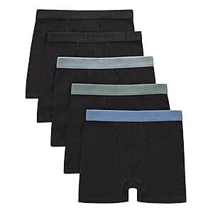 5-Pack Hanes Boys' Originals Boxer Brief Underwear $8.30
