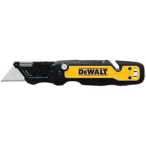DeWALT Push & Flip Folding Utility Knife w/ Storage $10.10