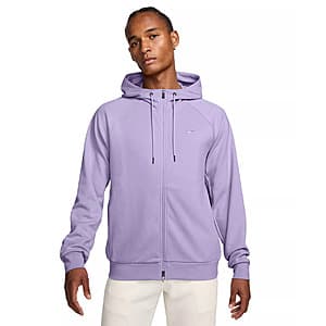 Nike Men's Primary Dri-FIT Zip-Front Performance Hoodie (Hydrangeas) $35.95 & More + Free Store Pickup