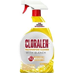 32-Oz Cloralen All Purpose 3-in-1 Household Cleaning Spray w/ Bleac $1.10 & More w/ S&S