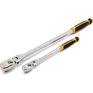 2-Piece GEARWRENCH 1/4" & 3/8" 120XP Dual Material Flex Handle Teardrop Ratchet Set $52.35 + Free Shipping