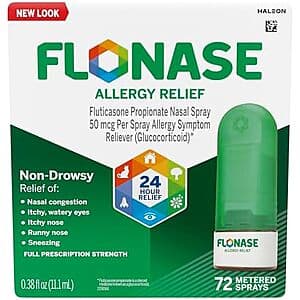 Select Accounts: Flonase Allergy Relief Non Drowsy Nasal Spray (72 Sprays) $5.65 w/ S&S