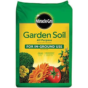 0.75 cu. ft. Miracle-Gro All Purpose Garden Soil for In-Ground Use $2 + Free Pickup