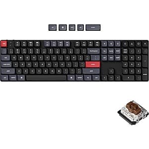 Keychron Mechanical Keyboards: K5 Pro Ultra-Slim Wireless Bluetooth/Wired $55 (or less) & More + Free Shipping w/ Prime