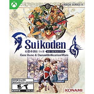 Suikoden I & II HD Remaster: Day One Edition (Xbox Series X, PS5 or Switch) $30