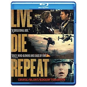 Live Die Repeat: Edge of Tomorrow (Blu-ray) $5.50