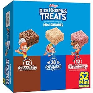 52-Count 0.39-Oz Rice Krispies Treats Mini Squares (Variety Pack) $7.50 w/ Subscribe & Save