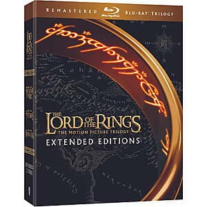 The Lord of the Rings Motion Picture Trilogy: Extended Editions (Blu-ray) $32 + Free S&H