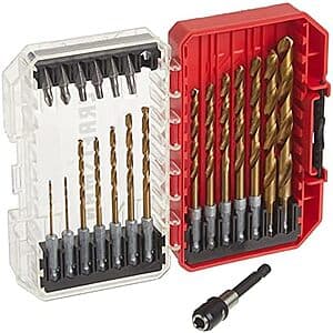 21-Piece CRAFTSMAN Titanium Nitride Coated Drill Bit Set/Screwdriver Set $20